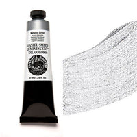 Vopsea de ulei Daniel Smith Luminescent 37ml – Metallic Silver