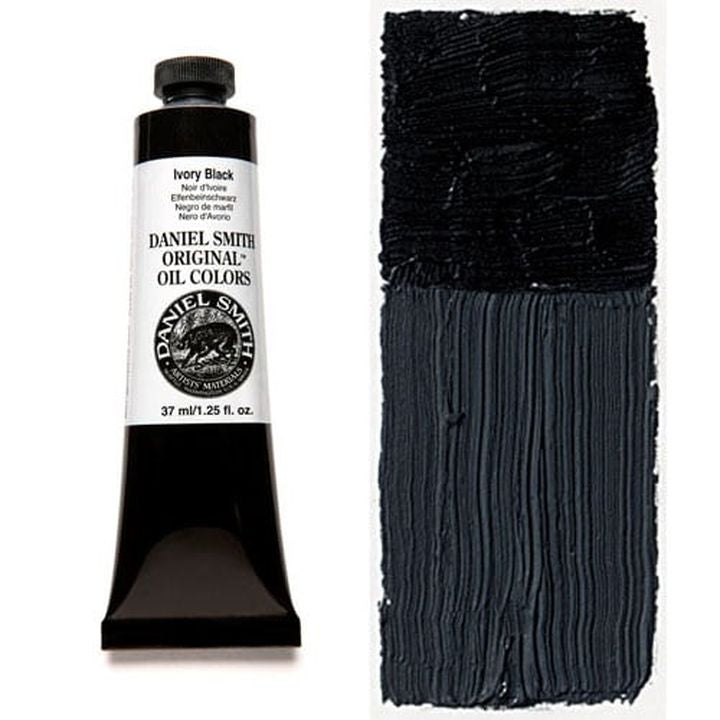 Vopsea de ulei Daniel Smith Original 37ml – Ivory Black