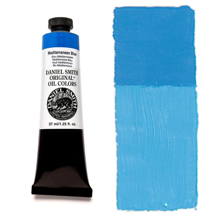 Vopsea de ulei Daniel Smith Original 37ml – Mediterranean Blue