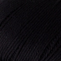 Fire de bumbac organic Anchor 125 m – negru