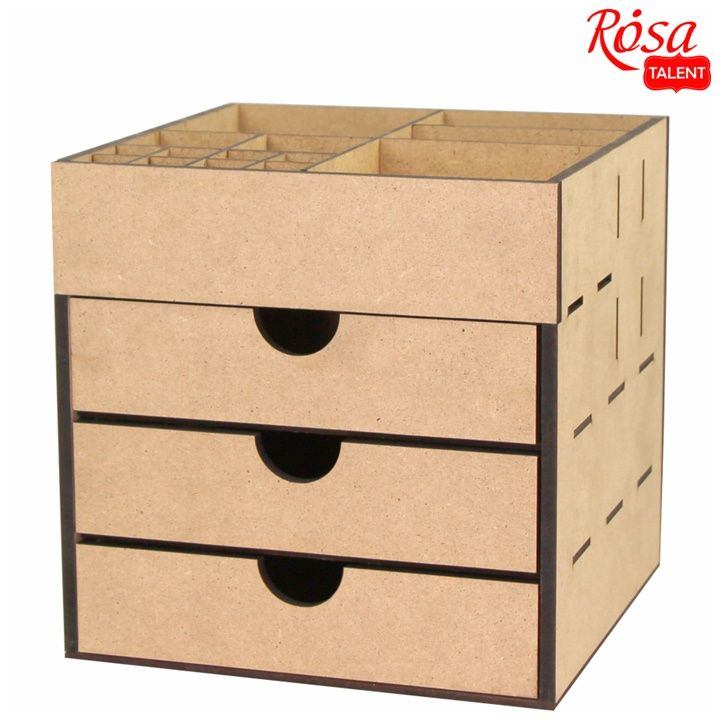 organizator mdf cu 3 sertare rosa talent ro rsk286408