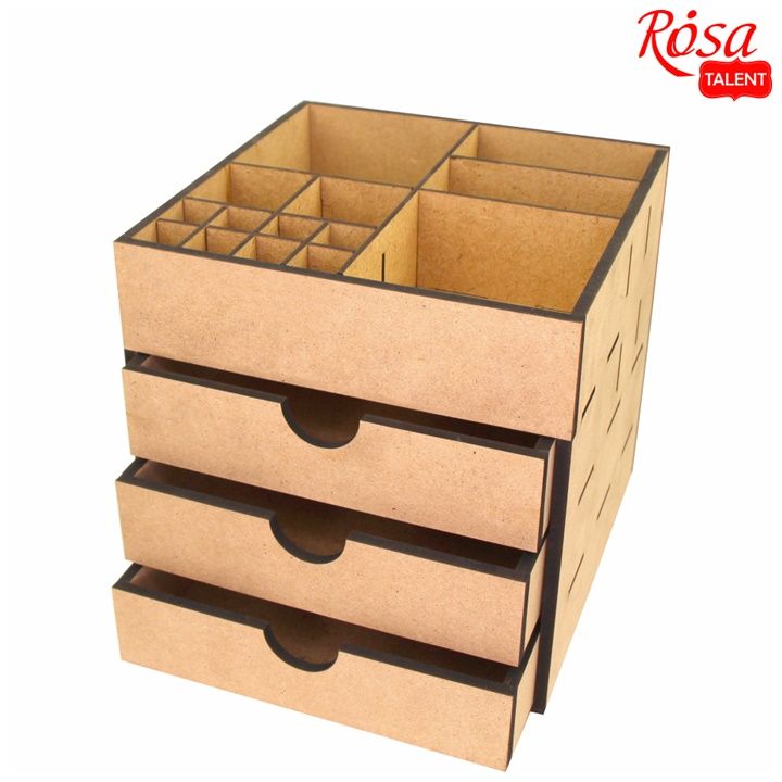 organizator mdf cu 3 sertare rosa talent ro rsk286408