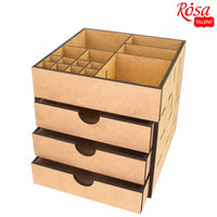 organizator mdf cu 3 sertare rosa talent ro rsk286408