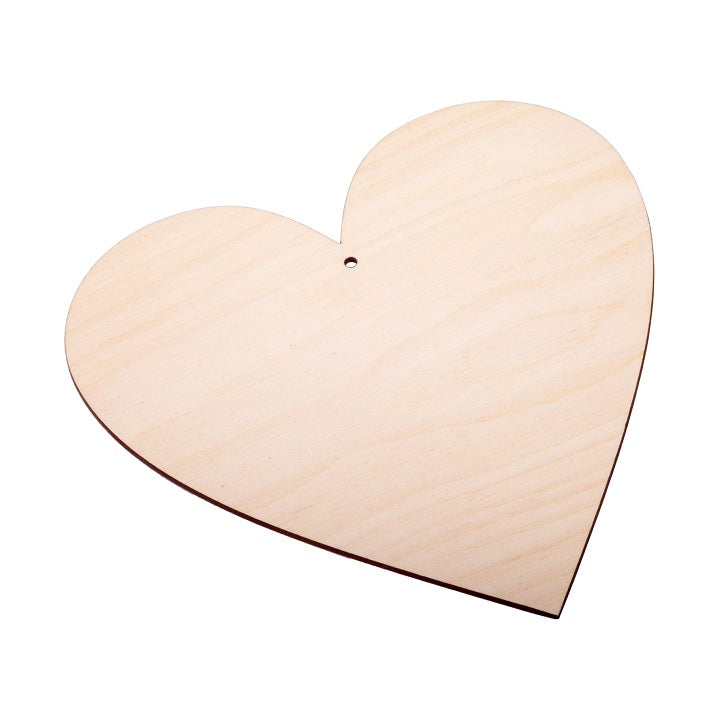 ornament de lemn 10 cm inima ro mxh1093