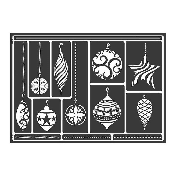 ornamente de craciun autoadezive cu stencil a3 ro mxh74810