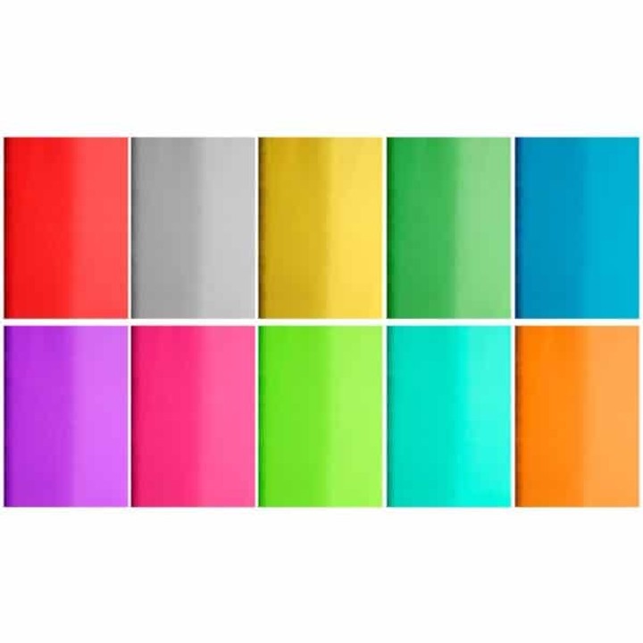 pachet de carton oglinda a4 250 gsm 10 foi 10 culori ro rms110017