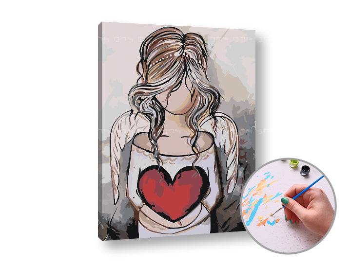 paint by numbers angel dificultate scazuta ro xonfb563e1
