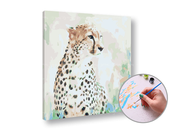 paint by numbers cheetah la vanatoare ro xonchan048