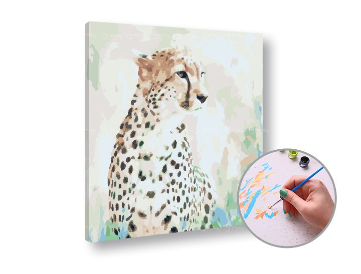 paint by numbers cheetah la vanatoare ro xonchan048