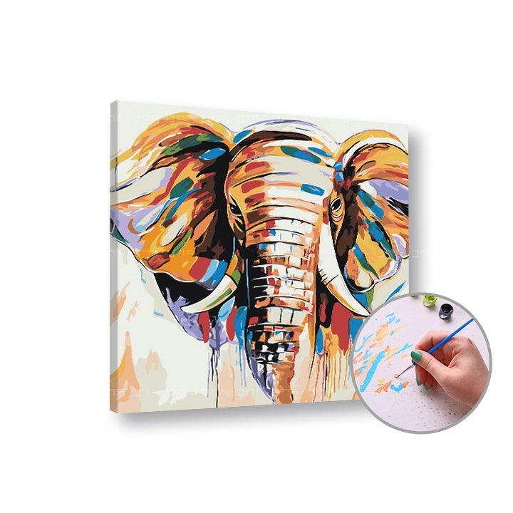 paint by numbers elefant dificultate medie ro xonda035e1