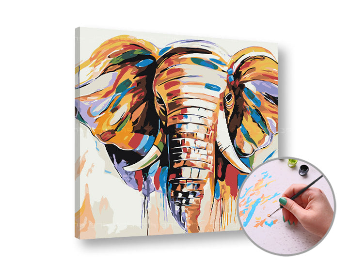 paint by numbers elefant dificultate medie ro xonda035e1