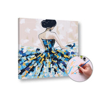 paint by numbers femeia in rochie albastra ro xonfb565e1