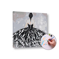 paint by numbers femeia in rochie neagra ro xonfb558e1