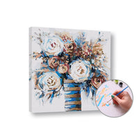 paint by numbers flowers in vase dificultate medie ro xonchfl020