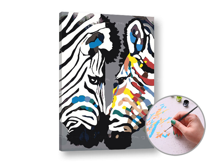paint by numbers zebre ro xonda017e1