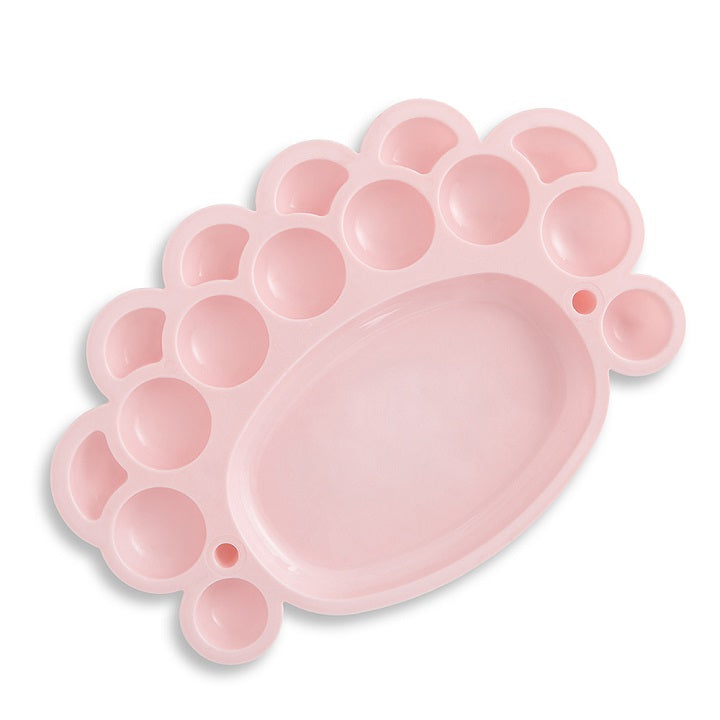 paleta pentru pictura din plastic roz ro dpcdppa 002