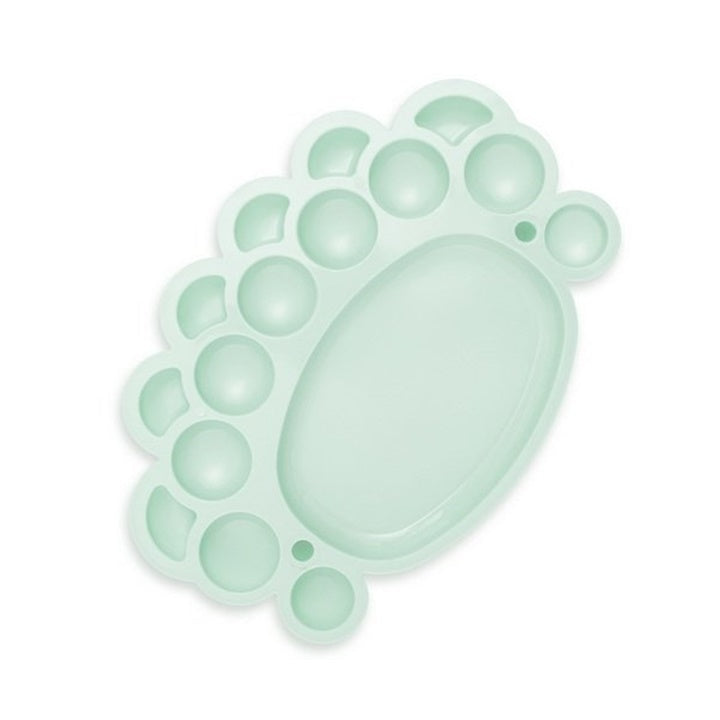 paleta pentru pictura din plastic verde ro dpcdppa 006