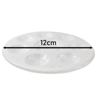 Paletă rotundă pentru pictură 12 cm | albă Phoenix
