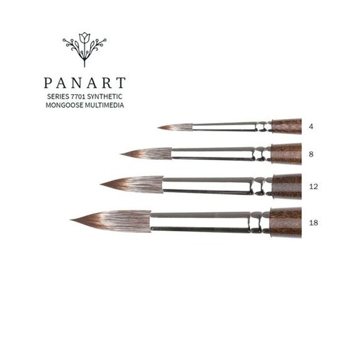 panart 7701 perie rotunda peri sintetici mongoose ro pnr7701