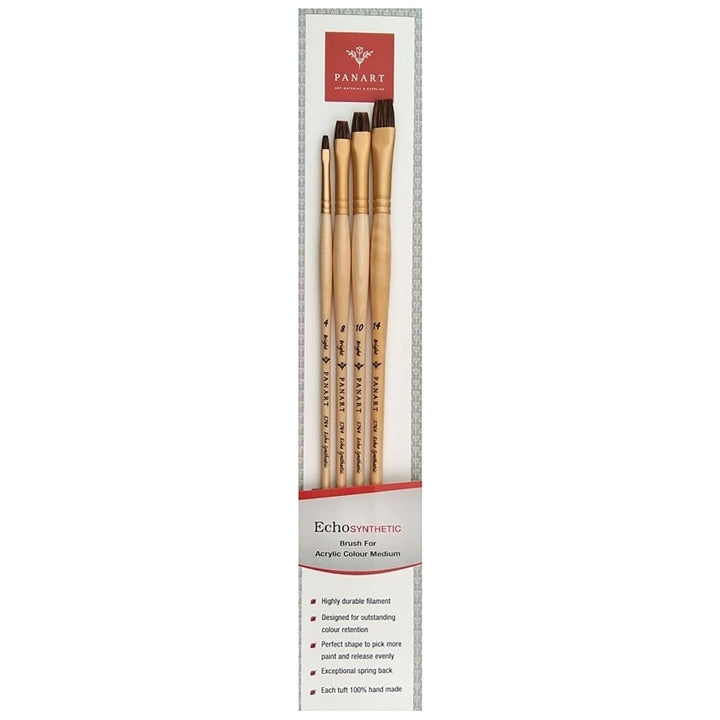panart bright es 02 set de pensule plate ro pnres 02