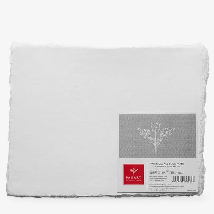 panart handmade white a4 paper ro pnrwhite25