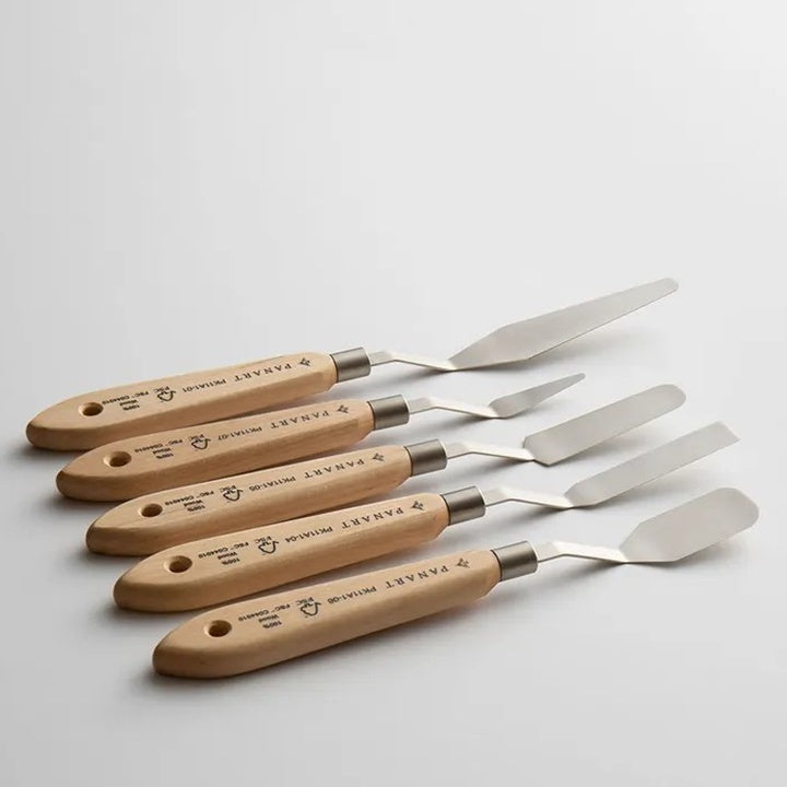 panart set de 5 spatule pentru pictura ro pnrpk5st 001