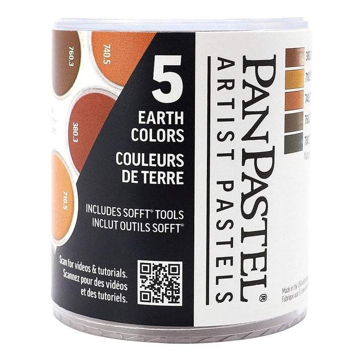 panpastel earth tones golden set 5 buc ro gdn80300580