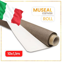 panza de pictura din in museal pe rola 10 metri diferite latimi ro xvlrl10