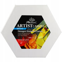 Pânză hexagonală pentru pictură Phoenix, 15–30 cm, latura de 20 cm – alege dimensiunea