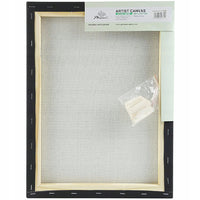 Pânză pentru pictură pe șasiu Phoenix, neagră, 260 g/m², 20 x 30 până la 50 x 70 cm, alegeți dimensiunea