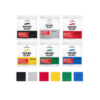 papa s clay basic polymer clay set ro ppc394626