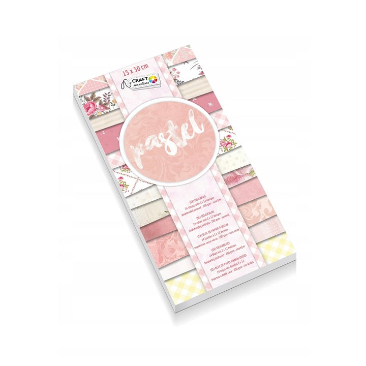 Hârtie pentru scrapbooking Craft Sensations 15x30 cm - 24 coli