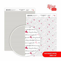 Hârtie pentru scrapbooking Love A4 – No. 4