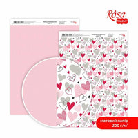 Hârtie pentru scrapbooking Love A4 – No. 6