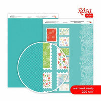 Hârtie pentru scrapbooking Tenderness flowers A4 – No. 4