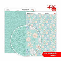 Hârtie pentru scrapbooking Tenderness flowers A4 – No. 7
