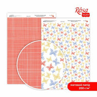 Hârtie pentru scrapbooking Tenderness flowers A4 – No. 8