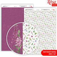 Hârtie pentru scrapbooking Wild Flowers A4 – No. 5
