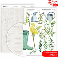 Hârtie pentru scrapbooking Wild Flowers A4 – No. 7