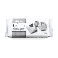 Pastă de modelaj cu uscare la aer cu efect de beton DARWI 500 g