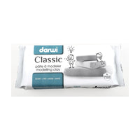 Pastă de modelaj cu uscare la aer DARWI albă 1000 g