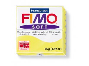 Pasta de modelaj FIMO Soft cu întărirea termică - 56 g - Galben