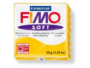 Pasta de modelaj FIMO Soft cu întărirea termică - 56 g - Ocru