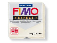 Pastă de modelat FIMO Effect - întarire termică - 56 g - Perla alb