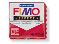 Pastă de modelat FIMO Effect - întarire termică - 56 g - Rubin metalic