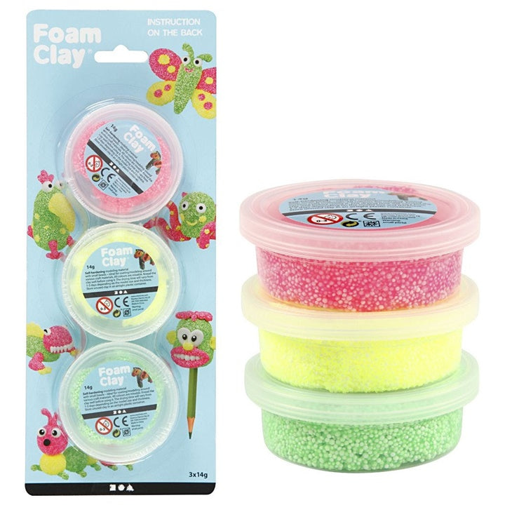 pasta de modelat foam clay neon ro cch78141