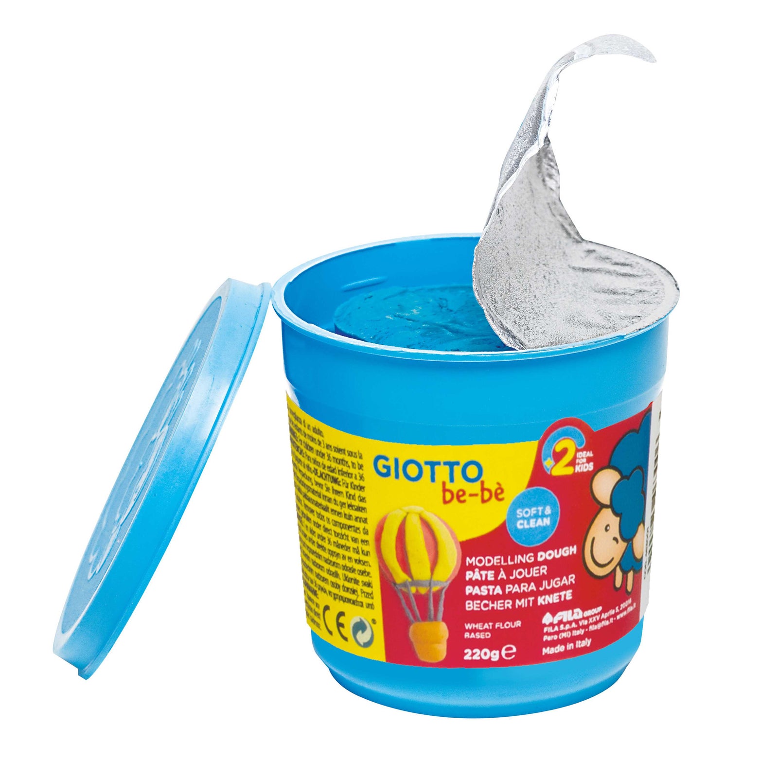 Pastă de modelat moale GIOTTO Be-Be 3 x 220 g