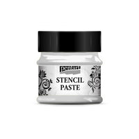 pasta metalizata pentru sablon stencil paste pentart 50ml ro pnt294