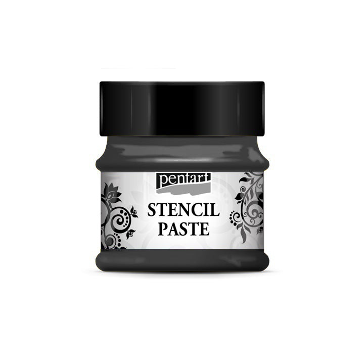 pasta metalizata pentru sablon stencil paste pentart 50ml ro pnt294