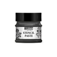 pasta metalizata pentru sablon stencil paste pentart 50ml ro pnt294